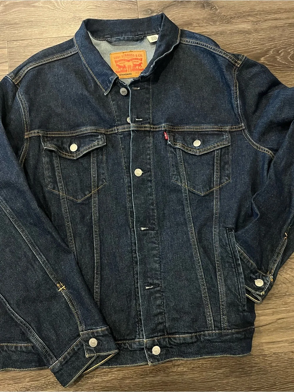 Levi's Indigo Blue Denim Jacket - Classic Trucker Style